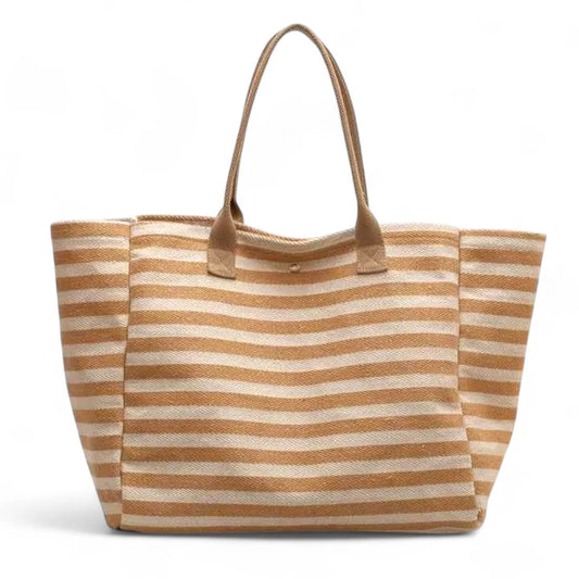 Grand sac de plage à rayures